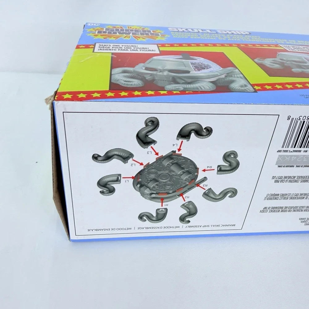 McFarlane Toys DC Super Powers Brainiacs Hi-Tech Skull Ship‎ Space Craft